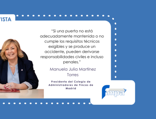 Entrevista a Manuela Julia Martínez Torres, Presidenta del Colegio de Administradores de Fincas de Madrid