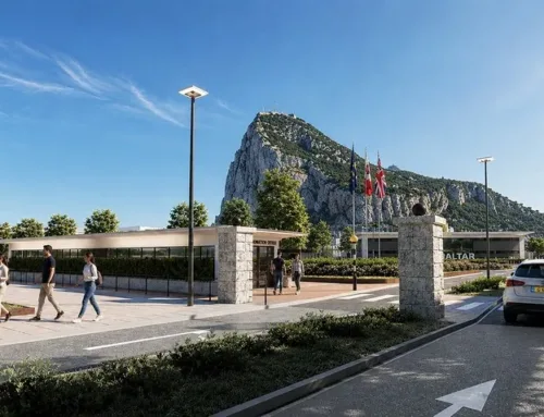 Las puertas automáticas, clave en Gibraltar para una frontera segura y eficiente